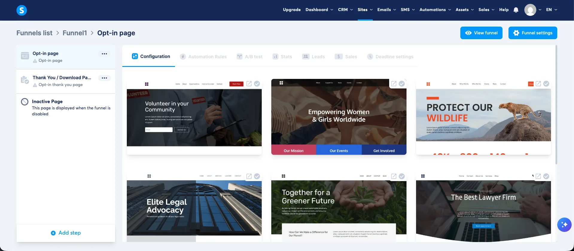 how to build a sales funnel for free 2026 landing page editor