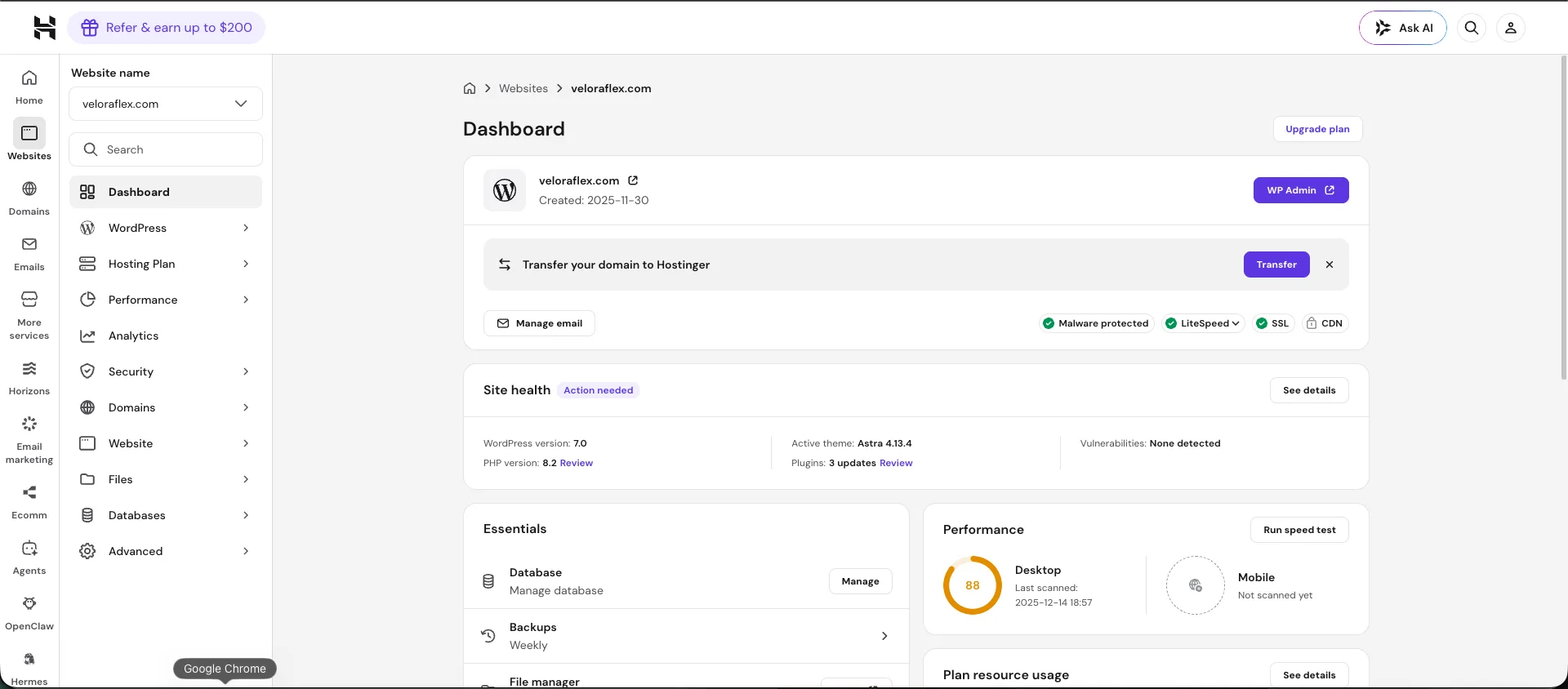 how to start a blog in India 2026 WordPress dashboard