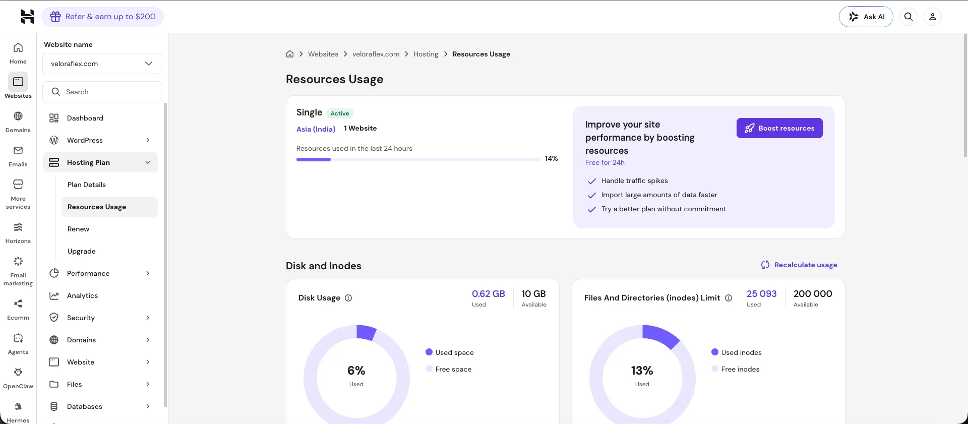 Hostinger cheapest web hosting India 2026 performance